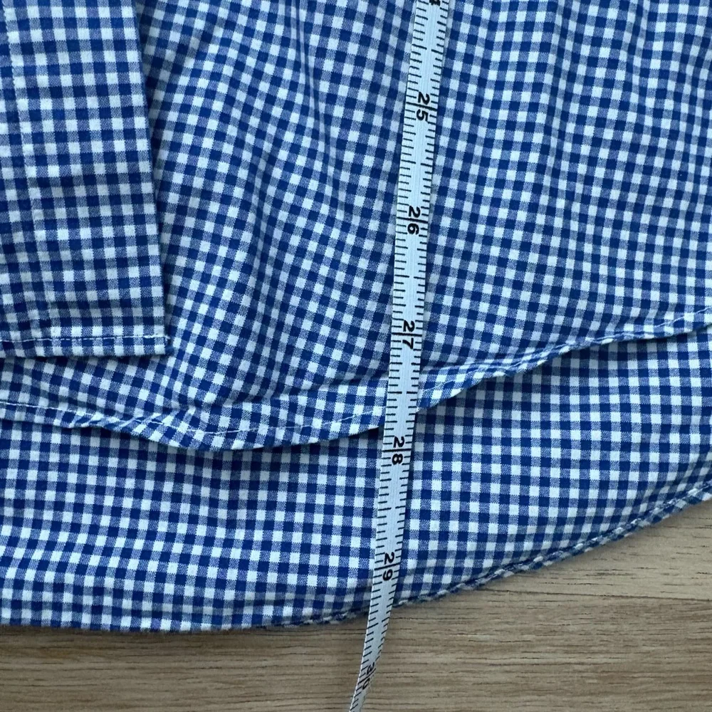 Polo Ralph Lauren blue checkered cotton Oxford Shirt